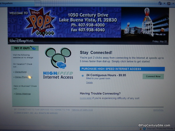Internet at POP